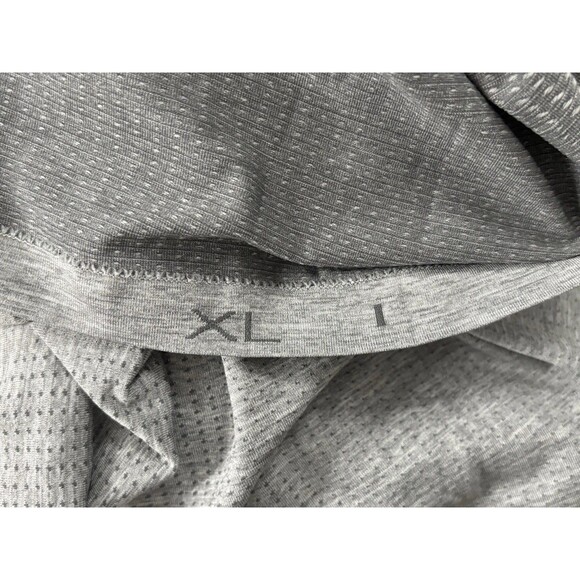 Lululemon Metal Vent Tech Polo Shirt Mens XL Gray Lightweight Collared Golf - Picture 5 of 7